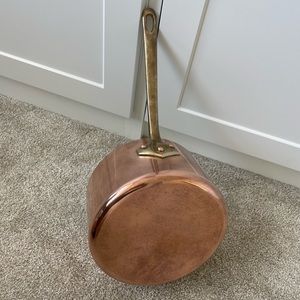 Large French Copper Pan / Pot 8x4 Made In France